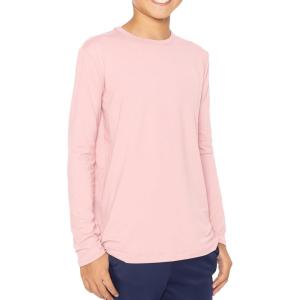 image:imageSTRETCH IS COMFORT Boys Oh So Soft Long Sleeve Top Crew Neck  416Light Pink