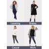 image:imageSTRETCH IS COMFORT Womens and Plus Oh So Soft Long Sleeve Crew Neck Top  Small  3XBlack
