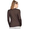 image:imageSTRETCH IS COMFORT Womens and Plus Oh So Soft Long Sleeve Crew Neck Top  Small  3XBrown