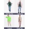 image:imageSTRETCH IS COMFORT Mens Oh So Soft Long Sleeve Top Crew Neck and Turtleneck  Small  3XBeige