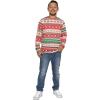image:imageSTRETCH IS COMFORT Mens Oh So Soft Long Sleeve Top Crew Neck and Turtleneck  Small  3XRed Reindeer