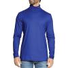 image:imageSTRETCH IS COMFORT Mens Oh So Soft Long Sleeve Top Crew Neck and Turtleneck  Small  3XRoyal Blue
