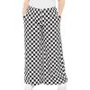 image:imageSTRETCH IS COMFORT Womens amp Plus Size Relaxed Fit Cotton Wide Leg Pants with Pockets  Soft Ankle Length  S5XLCheckered Black and White