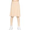 image:imageSTRETCH IS COMFORT Girls Knee to Midi Length Aline Skirt with Builtin Shorts or Leggings  Size 416Beige