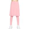 image:imageSTRETCH IS COMFORT Girls Knee to Midi Length Aline Skirt with Builtin Shorts or Leggings  Size 416Light Pink