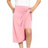 image:imageSTRETCH IS COMFORT Girls Knee to Midi Length Aline Skirt with Builtin Shorts or Leggings  Size 416Light Pink