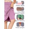 image:imageSTRETCH IS COMFORT Girls Knee to Midi Length Aline Skirt with Builtin Shorts or Leggings  Size 416Lilac