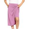 image:imageSTRETCH IS COMFORT Girls Knee to Midi Length Aline Skirt with Builtin Shorts or Leggings  Size 416Lilac