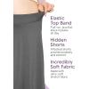 image:imageSTRETCH IS COMFORT Girls Knee to Midi Length Aline Skirt with Builtin Shorts or Leggings  Size 416Navy Blue