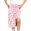image:imageSTRETCH IS COMFORT Girls Knee to Midi Length Aline Skirt with Builtin Shorts or Leggings  Size 416Pink Cherries