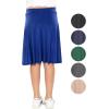 image:imageSTRETCH IS COMFORT Girls Knee to Midi Length Aline Skirt with Builtin Shorts or Leggings  Size 416Royal Blue