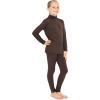 image:imageOh So Soft Youth Girls Long Sleeve Turtleneck and Leggings Set Top and BottomBrown