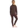 image:imageOh So Soft Youth Girls Long Sleeve Turtleneck and Leggings Set Top and BottomBrown
