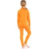 image:imageOh So Soft Youth Girls Long Sleeve Turtleneck and Leggings Set Top and BottomOrange