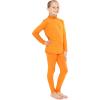 image:imageOh So Soft Youth Girls Long Sleeve Turtleneck and Leggings Set Top and BottomOrange