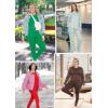 image:imageSTRETCH IS COMFORT Womens Oh So Soft Crew Neck Long Sleeve amp Leggings Set  Stretch 2Piece Outfit  Regular amp Plus Size S5XBlack Orange Stripes