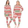 image:imageSTRETCH IS COMFORT Womens Oh So Soft Crew Neck Long Sleeve amp Leggings Set  Stretch 2Piece Outfit  Regular amp Plus Size S5XRed Reindeer