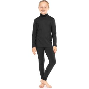 image:imageOh So Soft Youth Girls Long Sleeve Turtleneck and Leggings Set Top and BottomBlack