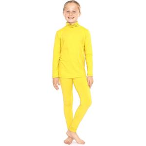 image:imageOh So Soft Youth Girls Long Sleeve Turtleneck and Leggings Set Top and BottomYellow