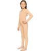 image:imageSTRETCH IS COMFORT Teamwear Girls Cotton Tank UnitardBeige Long Sleeve