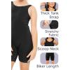 image:imageSTRETCH IS COMFORT Teamwear Girls Cotton Tank UnitardBrown Cheetah Biketard