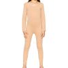 image:imageSTRETCH IS COMFORT Teamwear Girls Cotton Tank UnitardBeige Long Sleeve