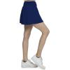image:imageSTRETCH IS COMFORT Womens Asymmetrical Gathered Skater Skirt Navy Blue Medium