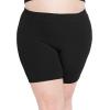 image:imageSTRETCH IS COMFORT Womens Biker and Knee Length Leggings  2 Pack  S  7XBlack  Heather