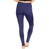 image:imageSTRETCH IS COMFORT Womens High Waist DTY Full Length Leggings with Pocket Navy Blue Medium