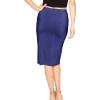 image:imageSTRETCH IS COMFORT Womens MIDI Skirt Navy Blue Medium