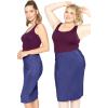 image:imageSTRETCH IS COMFORT Womens MIDI Skirt Navy Blue Medium