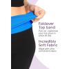 image:imageSTRETCH IS COMFORT Womens Oh So Soft Foldover Knee Length Leggings Navy Blue Medium