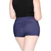 image:imageSTRETCH IS COMFORT Womens Scrunch Butt Shorts Navy Blue XLarge