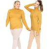 image:imageSTRETCH IS COMFORT Womens and Plus Relaxed and Regular Turtleneck  XS 7XMustard Yellow