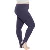image:imageSTRETCH IS COMFORT Oh So Soft High Waist Stirrup Leggings Lightweight and Durable Multiple Colors for Women and Plus SizeRibbed Navy