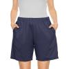image:imageSTRETCH IS COMFORT Womens Boyfriend Shorts with Pockets Navy Blue Large