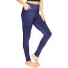 image:imageSTRETCH IS COMFORT Womens High Waist DTY Full Length Leggings with Pocket Navy Blue Medium