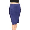 image:imageSTRETCH IS COMFORT Womens MIDI Skirt Navy Blue Medium