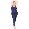 image:imageSTRETCH IS COMFORT Womens Plus Size Teamwear Cotton Tank UnitardNavy Blue