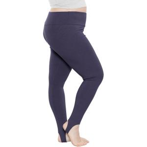 image:imageSTRETCH IS COMFORT Oh So Soft High Waist Stirrup Leggings Lightweight and Durable Multiple Colors for Women and Plus SizeRibbed Navy