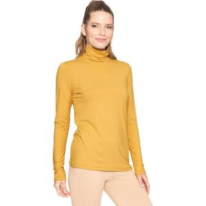 image:imageSTRETCH IS COMFORT Womens and Plus Relaxed and Regular Turtleneck  XS 7XMustard Yellow