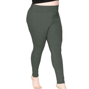 image:imageStretch is Comfort Womens Plus Size Foldover Ankle Length Cotton LeggingsCharcoal Gray