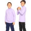 image:imageSTRETCH IS COMFORT Boys Long Sleeve Turtleneck Shirt  Soft Stretchy Lightweight Base Layer Everyday Top  216Lavender