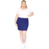 image:imageSTRETCH IS COMFORT Womens Plus High Waist Oh So Soft Essential Mini Skirt  XLarge  3X