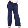 image:imageSTRETCH IS COMFORT Womens Plus Size Palazzo Pants Navy Blue XLarge