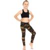image:imageSTRETCH IS COMFORT Girls 2 Pack Oh So Soft Footless Leggings  Stretchy  Size 214Black  Camouflage