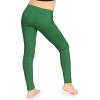 image:imageSTRETCH IS COMFORT Girls 2 Pack Oh So Soft Footless Leggings  Stretchy  Size 214Hunter Green