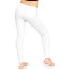 image:imageSTRETCH IS COMFORT Girls 2 Pack Oh So Soft Footless Leggings  Stretchy  Size 214White