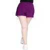 image:imageWomens Wrap Tennis Skort with Pockets Purple 3X