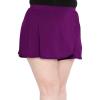 image:imageWomens Wrap Tennis Skort with Pockets Purple 3X